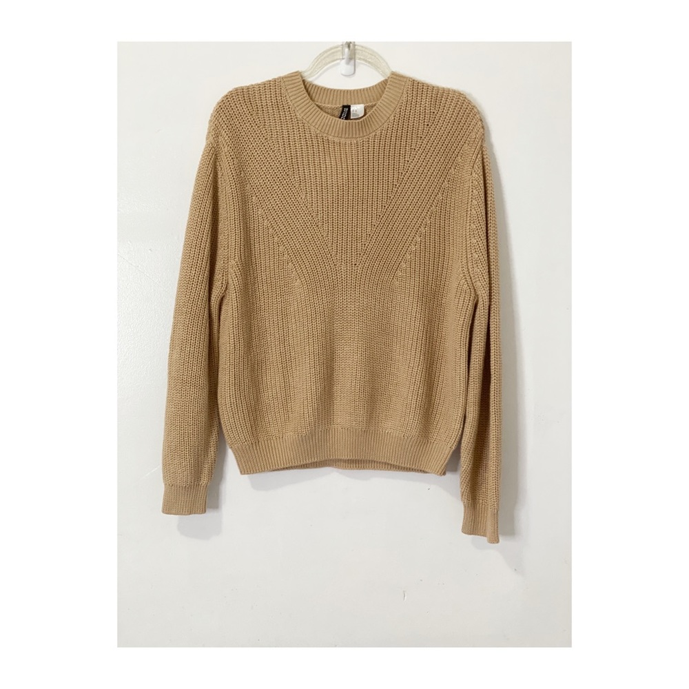 H&M camel sweater size medium